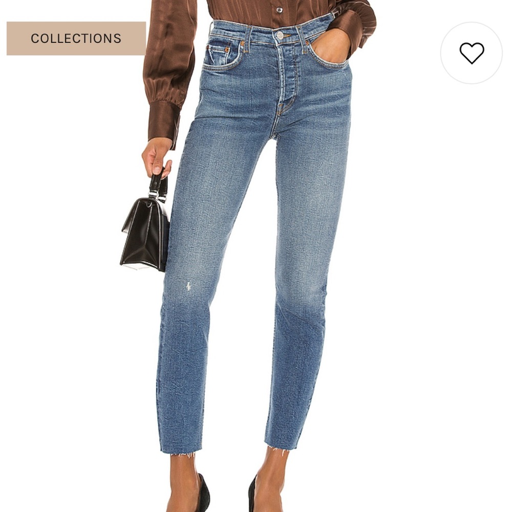 COPY - Re/Done Levi’s Originals high rise ankle c…